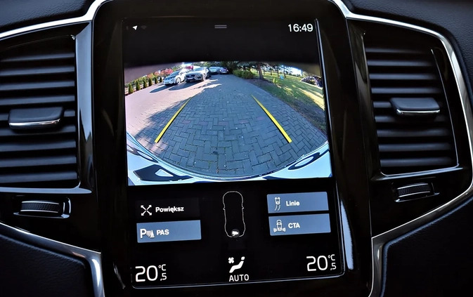 Volvo XC 90 cena 159900 przebieg: 134673, rok produkcji 2019 z Tykocin małe 781